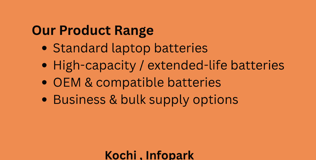 Laptop Battery supplier Kochi