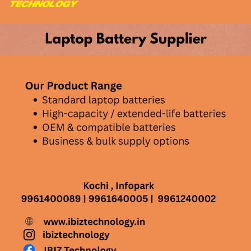 Laptop Battery supplier Kochi