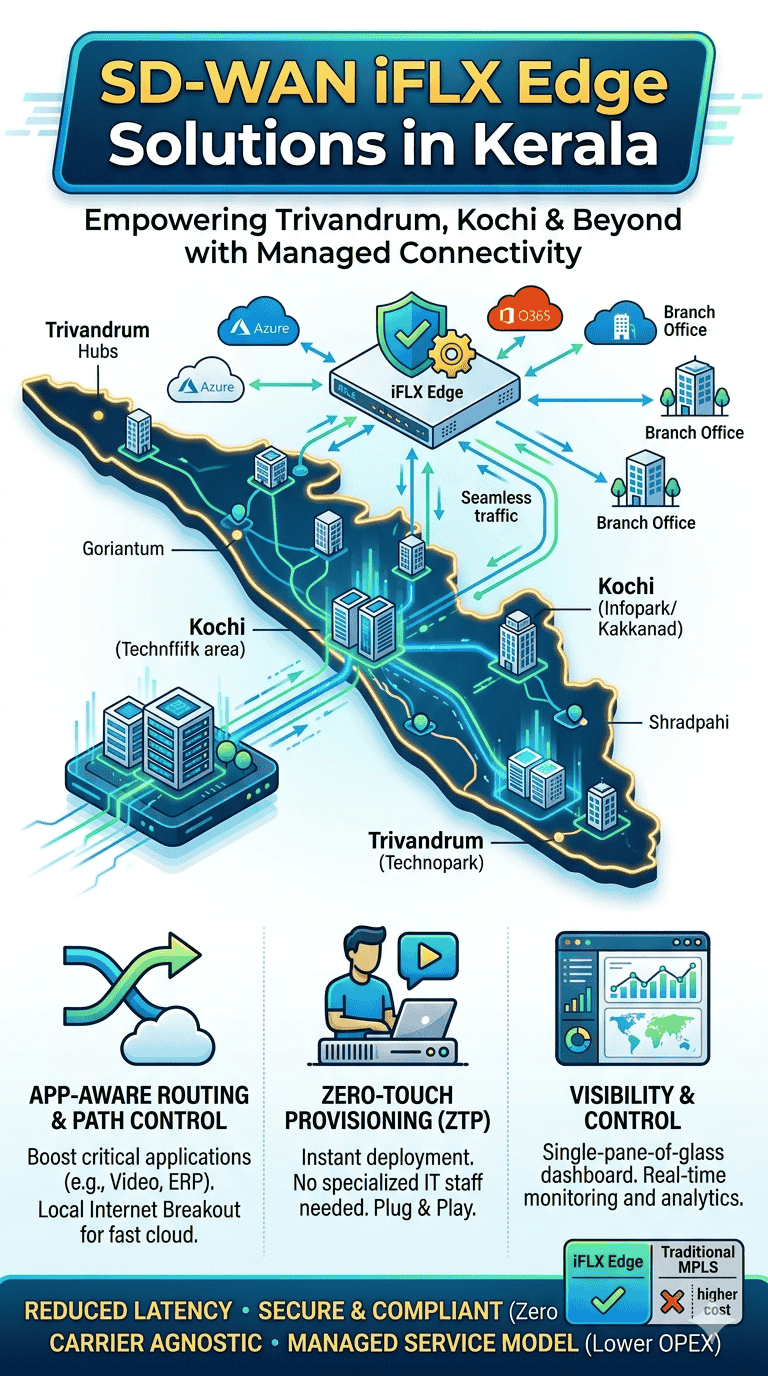 SD-WAN iFLX Edge Solutions in Trivandrum...