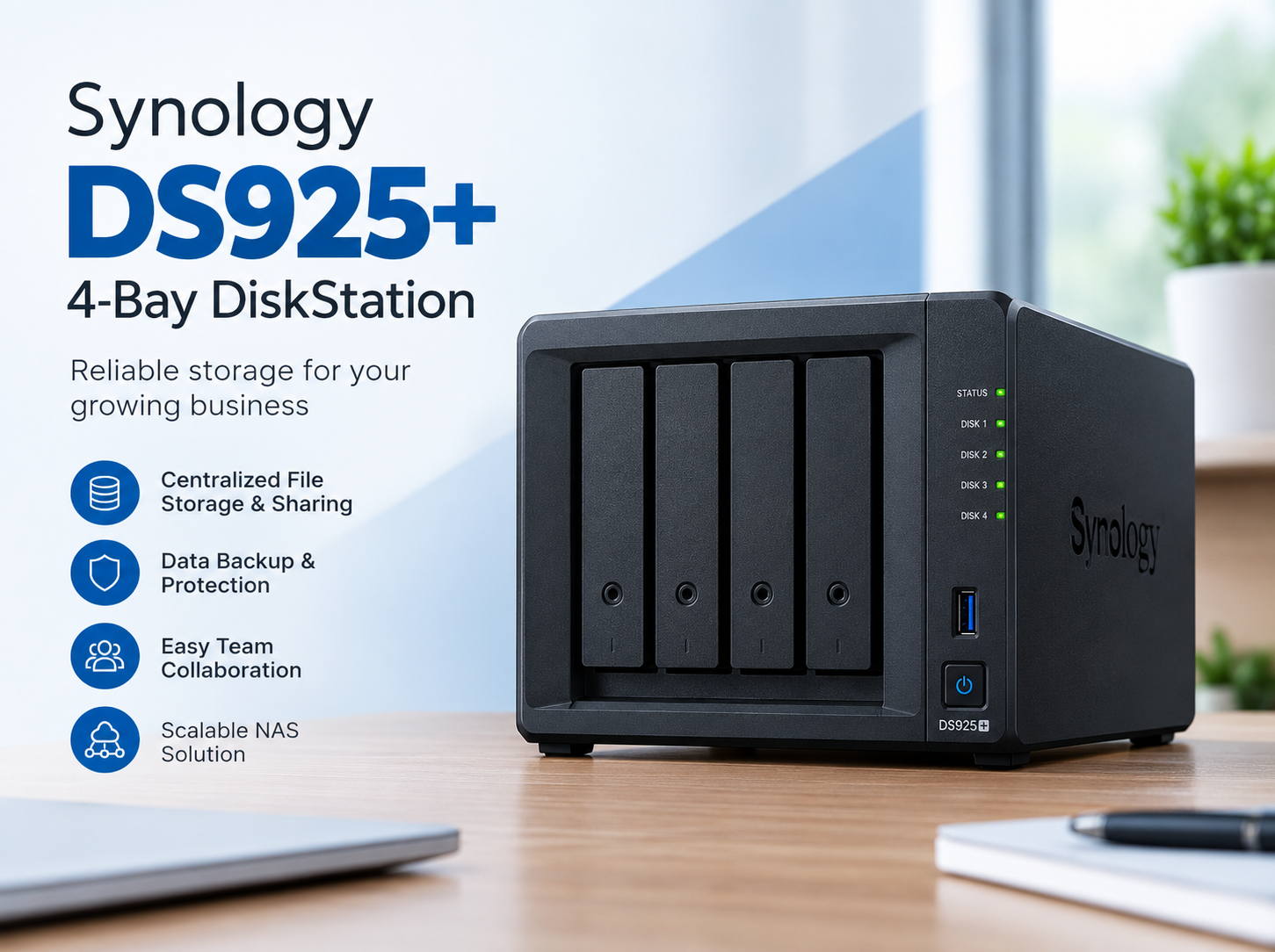 Synology DS925+ 4-Bay DiskStation supplier Kerala